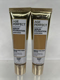 (2) Loreal Age Perfect 75 Golden honey Radiant Serum Foundation Sunscreen 1oz
