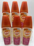 (6) OFF! FamilyCare Insect Repellent III Tropical Fresh Light Scent Sheer Mis6oz