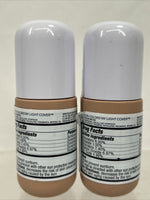 (2) Revlon 240 Medium Beige ColorStay Light Cover Liquid Foundation 1oz