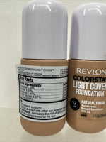 (2) Revlon 280 Tawny ColorStay Light Cover Liquid Foundation 1oz