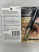 (2) Covergirl 810 BLACK BROWN Exhibitionist Stretch & Strengthen Mascaras