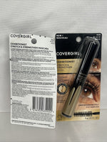 (2) Covergirl 805 BLACK Exhibitionist Stretch & Strengthen Mascaras