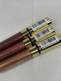 (3) COVERGIRL 100/110/120 Melting Metallic Pout Liquid Lipstick Pink Mauve