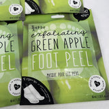 (4)  Oh K! Exfoliating Foot Peel Mask Green Apple 1.35 fl oz