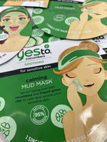 (8) Yes to Cucumbers Soothing Calming 5 Mud Mask sensitive + Bubbling + Peel Off