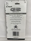 (2) Pilot G2 Gel Pen Fashion White Barrel Fine Assort Color Ink 5ct COMBINE SHIP