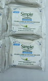 (2) Simple Water Boost Micellar Make-Up Remover Eye Pads 30 Wipes COMBINE SHIP