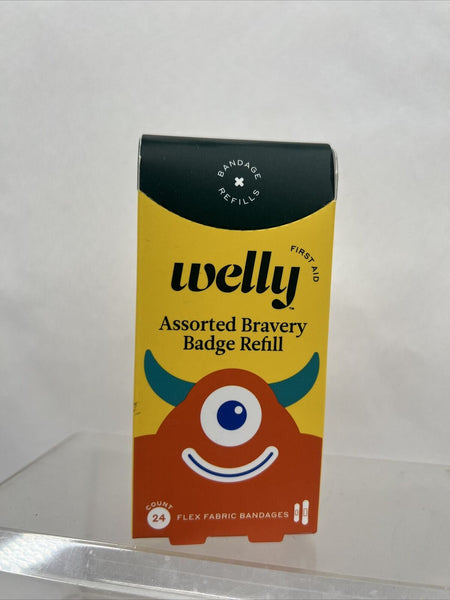 Welly bravery badges Human Repair Refill  Fabric Bandages 24ct Kids