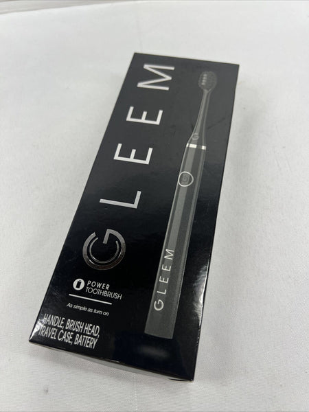 Gleem Electric Toothbrush Battery Black Travel Case