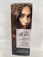 Rich Brunette L'Oreal Le Color Gloss 1 Step Toning Gloss Deeply Conditions