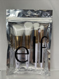 E.l.f. 4 Piece Travel Makeup Brush Kit Set # 84110 New