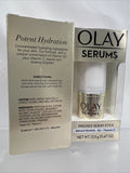 (2) Olay Brightening Pressed Serum Stick B3 Vitamin C Moisturize ￼.47oz