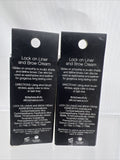 (2) elf Medium Brown Lock on Liner & Brow Creme 81943 Pomade Define COMBINE SHIP