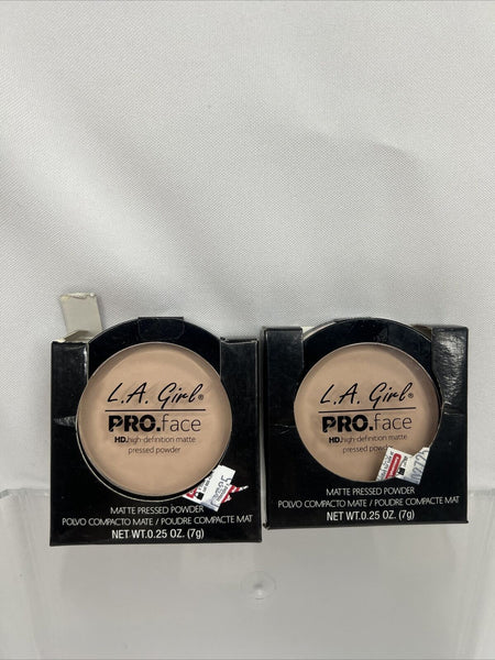 Porcelain L.A. Girl Pro Face HD Matte Pressed Powder 0.25 oz Makeup ￼ GPP603