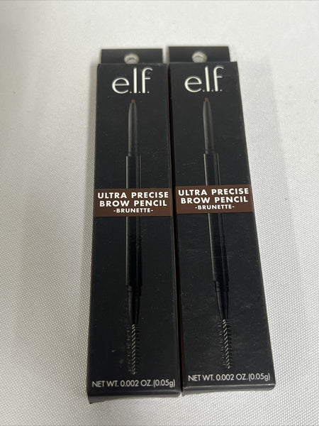 (2) e.l.f. Brunette Ultra Precise Brow Pencil Dual End W/Brush  COMBINE SHIP