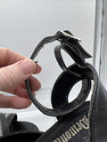 Demonia Charade 32 Chunky Heel Sandal Zipper Detail 4”+ High Shoe Platform