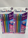 (2) Paper Mate Flair Felt Tip 0.7mm Medium Pens Special Edition Candy Pop 4pk