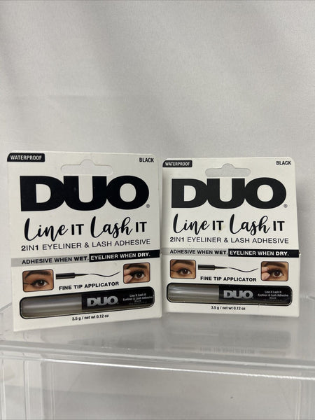 (2) Ardell Duo Line it Lash it, 2-in-1 Eyeliner and Lash Adhesive