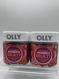 (2) Olly The Perfect Women's Multi Vitamin Blissful Berry 90 Gummies AC D  3/23