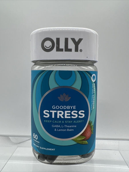 Olly Goodbye Stress Keep Calm & Stay Alert 60 Gummies 10/23 COMBINE SHIPPING!