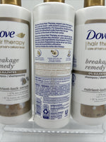 (3) Dove Hair Therapy Shampoo Damaged Hair Breakage Remedy Hair Shampoo 13.5oz