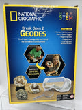National Geographic Break Open 2 Geodes Crystal Treasure Goggles Toy COMBINESHIP