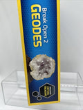 National Geographic Break Open 2 Geodes Crystal Treasure Goggles Toy COMBINESHIP
