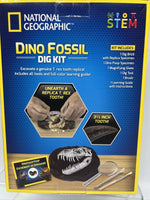 National Geographic STEM Dino Fossil Dig Kit Excavate T. Rex Tooth COMBINE SHIP