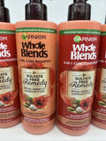 (4) Garnier Whole Blends 5 In 1 Curl Shampoo & Conditioner Hibiscus Shea 12oz