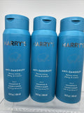 (3) Harry's Anti Dandruff Dry Scalp 2 in 1 Shampoo Conditioner 14 oz