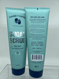 (2) Hand in Hand Sugar Scrub Gentle Exfoliation Face & Body Wash  9oz