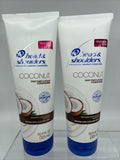 (2) Head & Shoulders COCONUT Daily Hair & Scalp Conditioner-10.9oz. Each