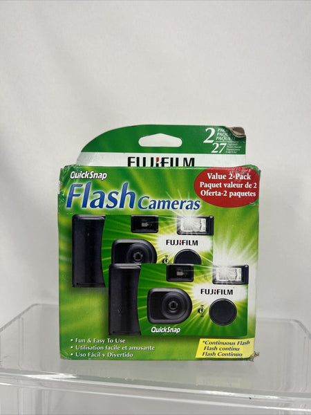 Twin-Pack Fujifilm QuickSnap Flash Camera 2 cameras total, 27 exp each 2024