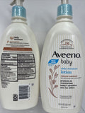 (2) Aveeno Baby Daily Moisture Fragrance- Free Hypoallergenic Lotion 18oz