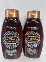 (2) Aveeno Almond Oil Blend Conditioner Deep Hydration Hair 12 fl oz. Each