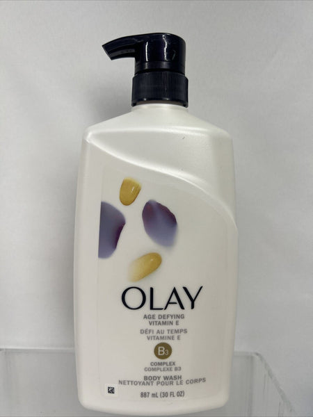 Olay Age Defying Moisturizers Body Wash with Vitamin E, Vitamin B3, 30 fl oz.