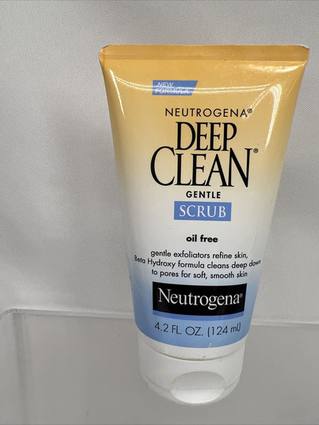Neutrogena Deep Clean Gentle Daily Facial Scrub, Oil-Free Cleanser 4.2oz