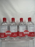 (4) Bioderma Sensibio H2O Make-Up Remover Micellar Water 500ml/16.7 oz Each