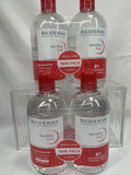 (4) Bioderma Sensibio H2O Make-Up Remover Micellar Water 500ml/16.7 oz Each