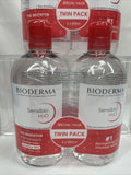 (4) Bioderma Sensibio H2O Make-Up Remover Micellar Water 500ml/16.7 oz Each