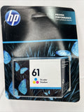 New HP 61 Color TRI-COLOR  Ink Cartridge Genuine HP CH562WN Sealed