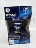 GE Reveal 65W Indoor Floodlights New Incandescent Bulbs 48692 BR30
