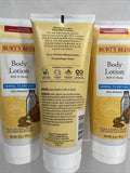 (3) Burt's Bees Milk and Honey Body Lotion Normal To Dry Rich Moisture  6oz