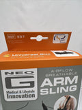 Neo G Airflow Breathable Arm Sling Shoulder Arm Support Elevate ￼ Moderate R/L