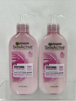(2) Garnier SkinActive Soothing Cleansing Milk with Rose Water Face Wash 6.7 oz