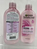 (2) Garnier SkinActive Soothing Cleansing Milk with Rose Water Face Wash 6.7 oz