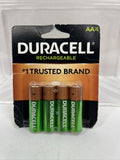 Duracell Rechargeable AA Batteries 4 Count