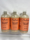 (3) Shea Moisture Coconut Hibiscus Curl & Shine Shampoo  13oz