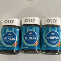 (3) Olly Goodbye Stress Keep Calm & Stay Alert 60 Gummies 10/23+ COMBINE SHIP