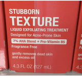 (3) Neutrogena Stubborn Texture Liquid Exfoliating Treatment AHA 4.3oz